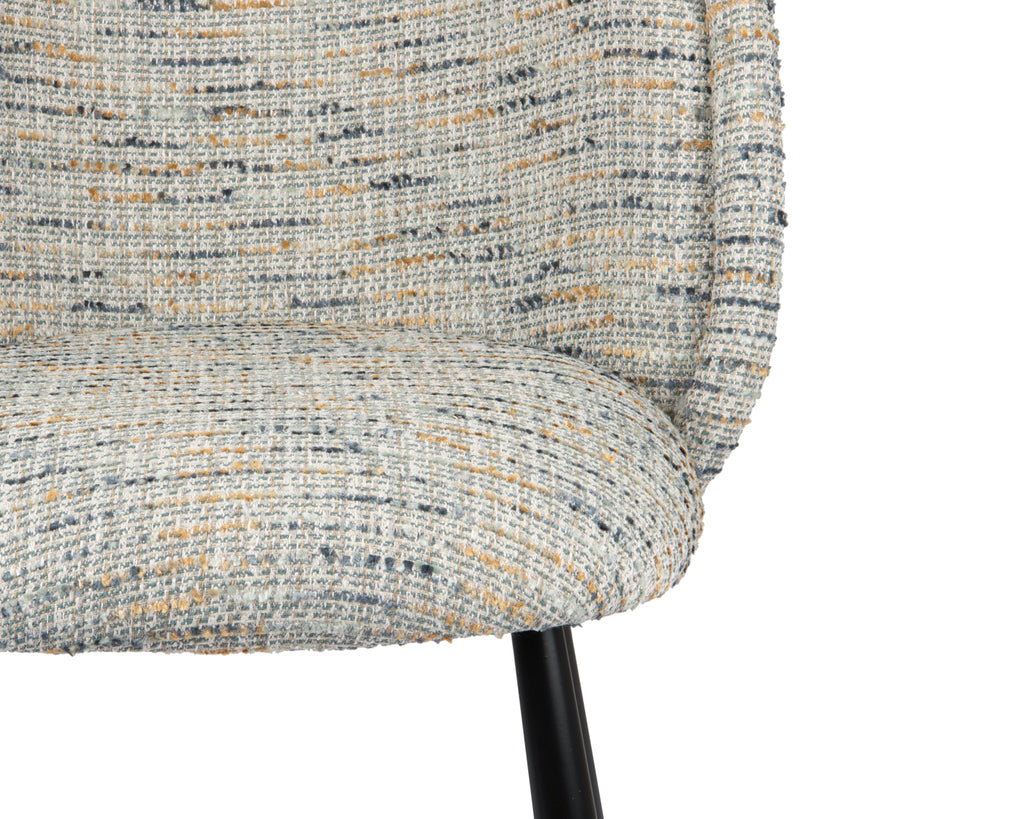 Eetkamerstoel Panda Blauw de Coco (set van 2)